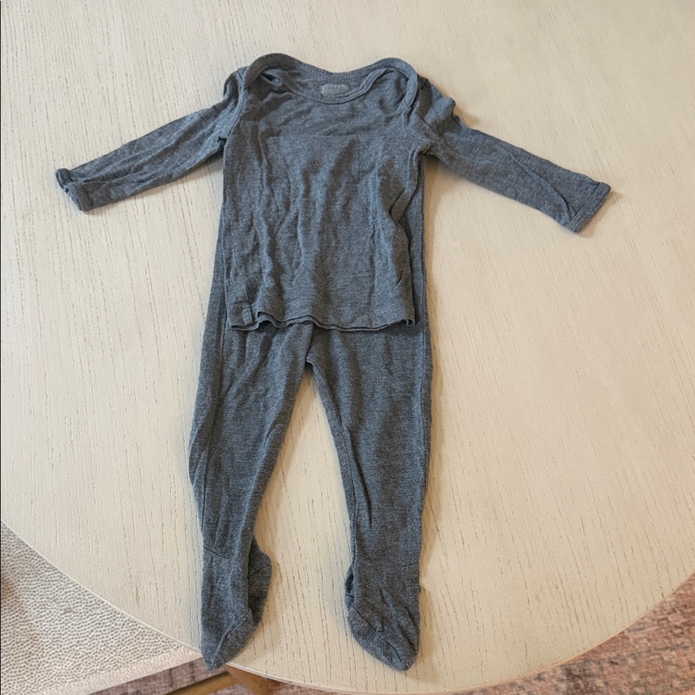 Solly Baby Charcoal Kids One Piece Footie